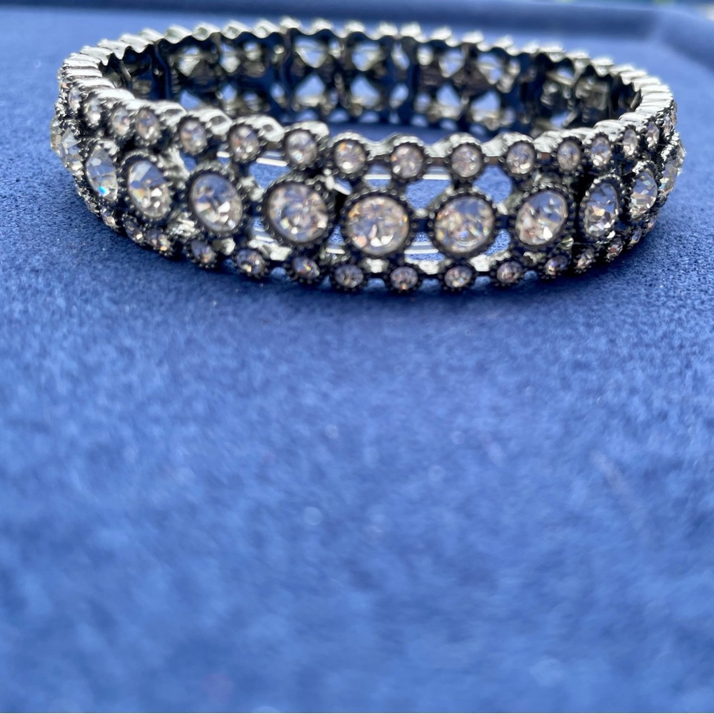 Crystal Infused Black Bracelet.